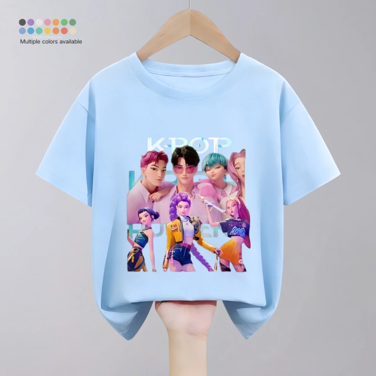 

Kpop Girl Group Printed Kids T-shirt 2026 New Summer Clothing Boutique Fashion Children Short Sleeve Tops Tees Girl Boy Tshirts