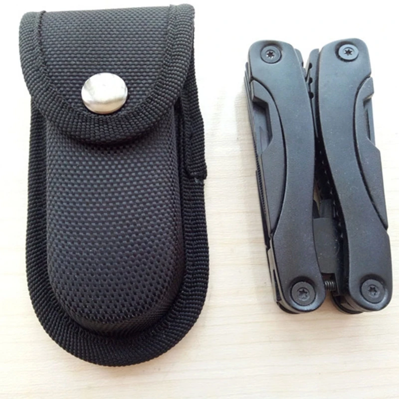 Folding Small Knife Pocket Nylon Knife Holder Holsters Case Belt Loop Multitools Horizontally Carry Knife Sheath