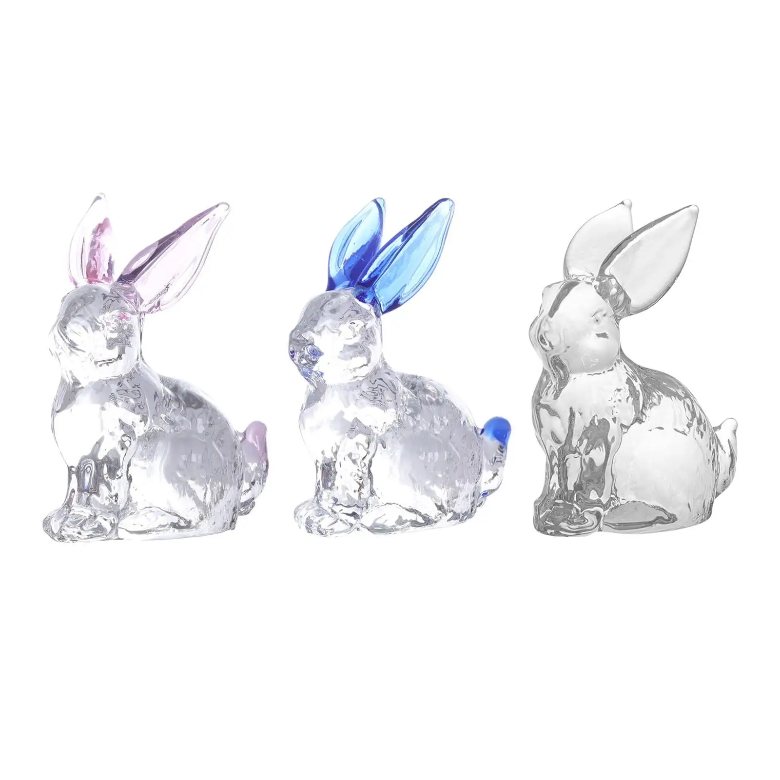 Mini Easter Rabbit Figurine, Bunny Estátua para Centerpiece Shelf Entrance