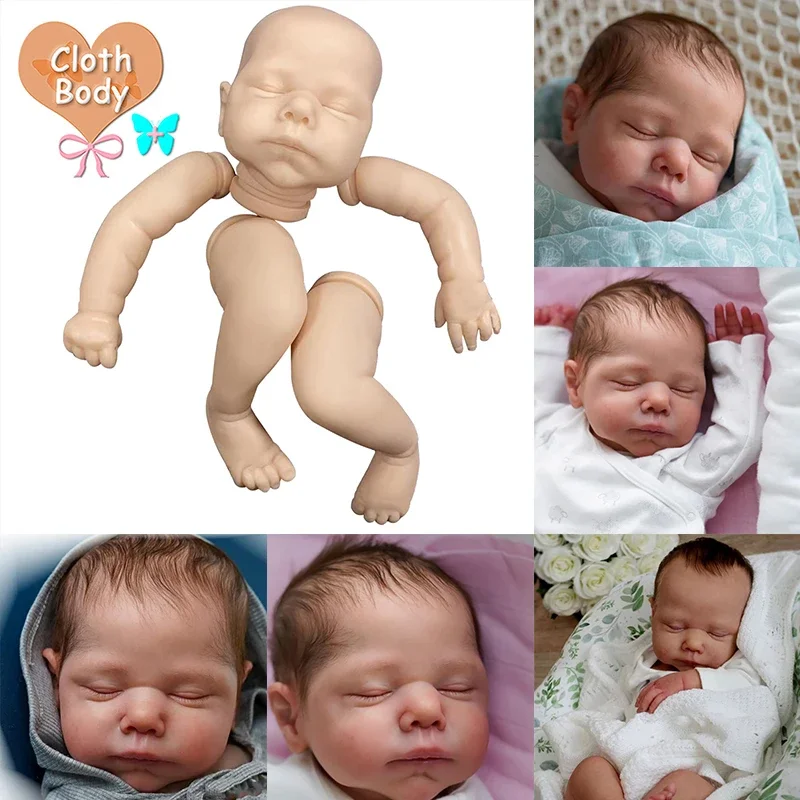 

20inch MARLEY Reborn Doll Kit LIMITED EDITION Unfinished Doll Parts with Cloth Body DIY Reborn Doll Toys