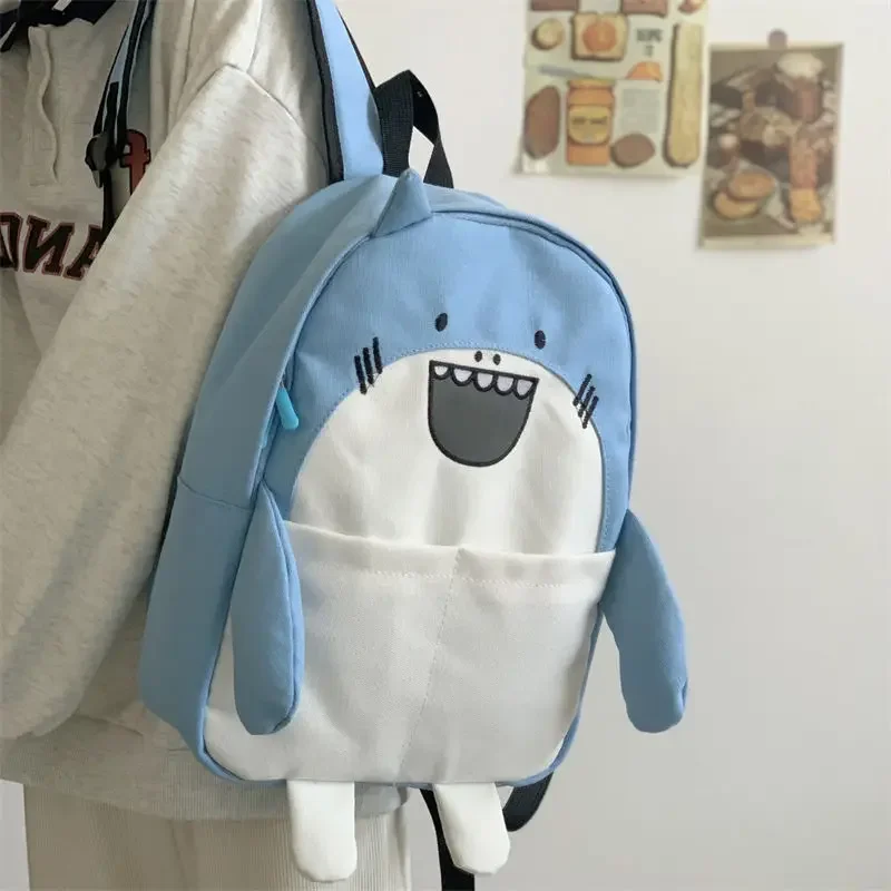 

Korean Y2k Aesthetic Cartoon Animal Cute Backpack All Match Teenager Student School Bag Outdoor Travel Hiking Camping Knapsack