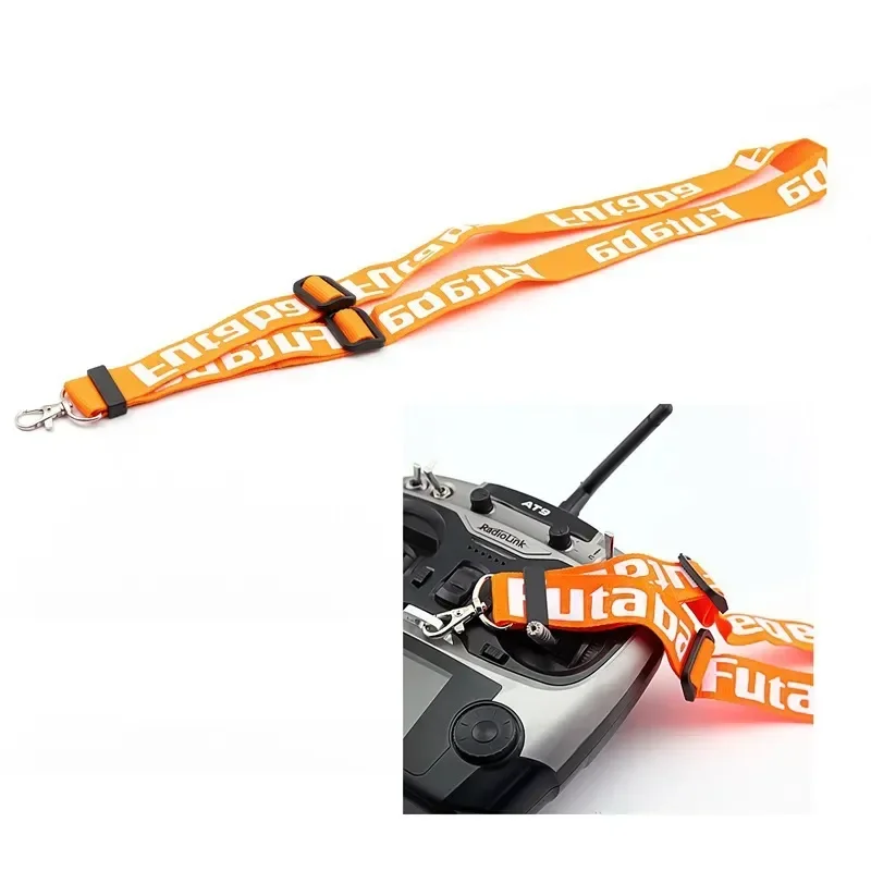 Cordão ajustável alça de pescoço peças rc para jr propo transmissor controle remoto fpv para futaba rc drone 14cm cintos de pescoço