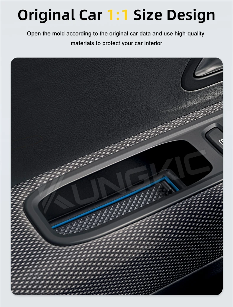 Für Dacia Sandero 3/Sandero Stepway III 2021 2022 2023 2024 2025 2026 Autotür-Nutmatte Rutschfeste Türschlitz-Auflage Zubehör – Detail 5