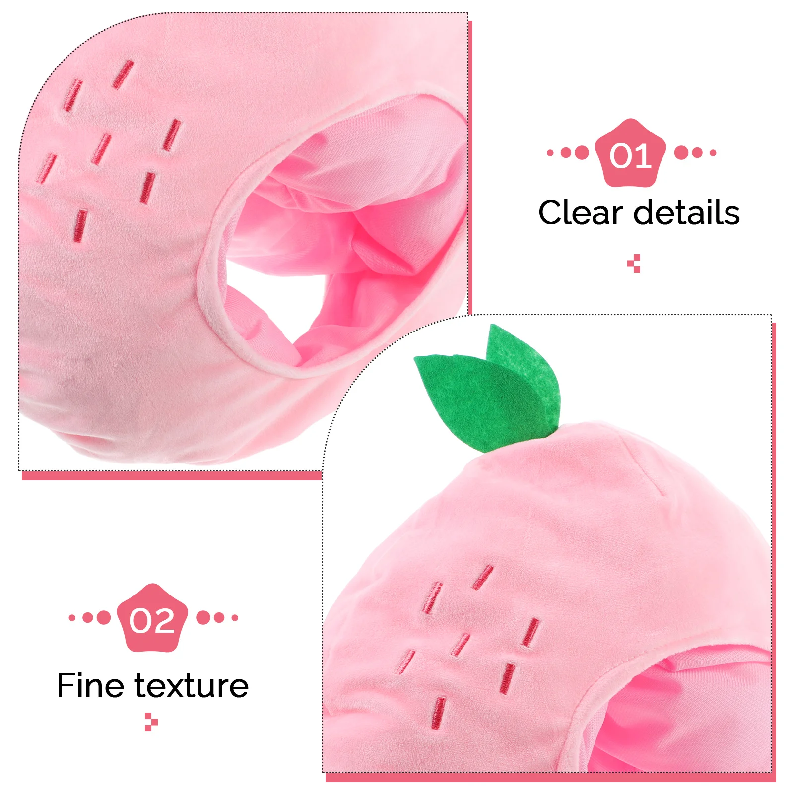 Cappello novità per feste con copricapo color pesca Cappello divertente per costume con copricapo di pesche Miss
