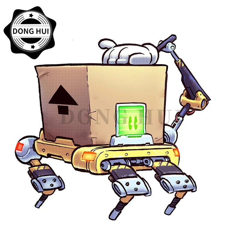 Ground Delivery Bot Car Sticker Mug Guitar Laptop Camper Motocross Skateboard Mobile Phone Suitcase Decal