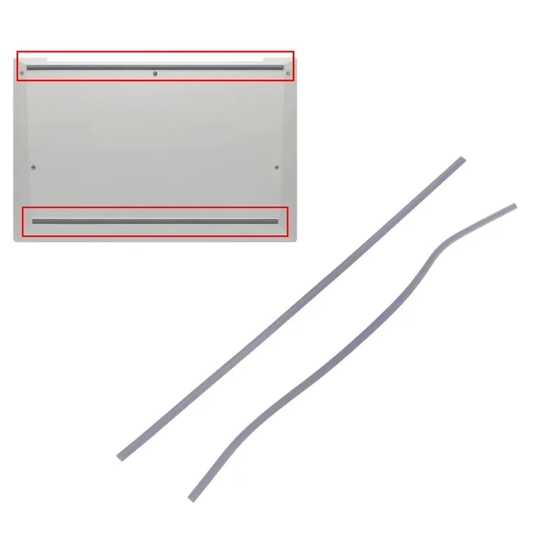 1Pc Laptop Rubber Strip For Elitebook 830 735 G7 G8 DIY Bottom Case Foot Pad Non-Slip Bumper Feet Strip Laptop Accessories