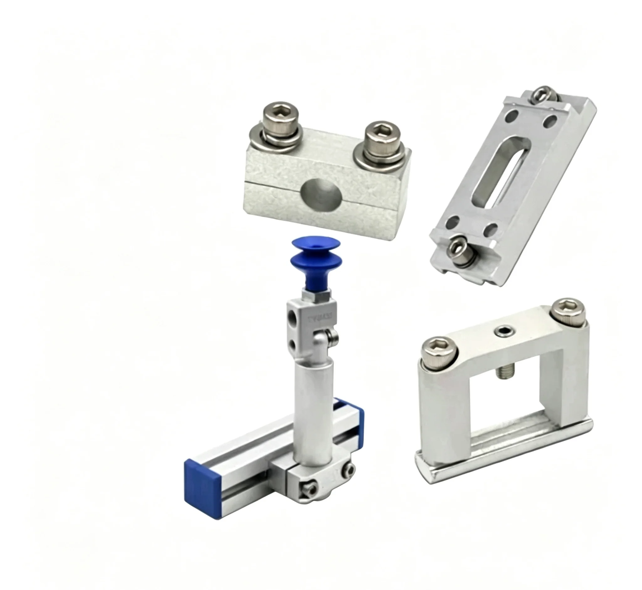 SMBB SMBC SMBD SMBS  Robotic Arm Fixing Block Finger Cylinder Bracket Suction Cup Hardware Bracket Fixture Accessories