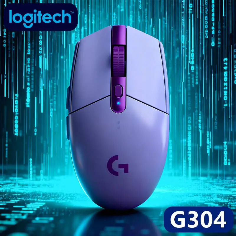 

Беспроводная игровая мышь Logitech G304 LIGHTSPEED, сенсор HERO 12000 DPI, задержка 1 мс, 250 часов автономной работы, надежный захват, для профессиональных геймеров