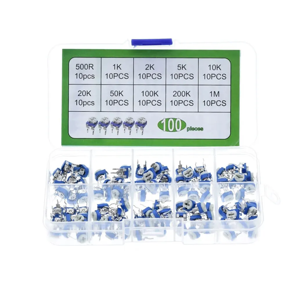 100carton Resistor Box Kit High Pressure Resistance And For Reliable Performance Small Resistance Deviation Compact