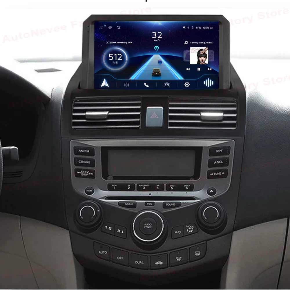 Carplay Android Car Radio For HONDA ACCORD 7 VII 2002 - 2008 Multimedia Player Screen 9 Inch Intelligent System 4G Wifi Display