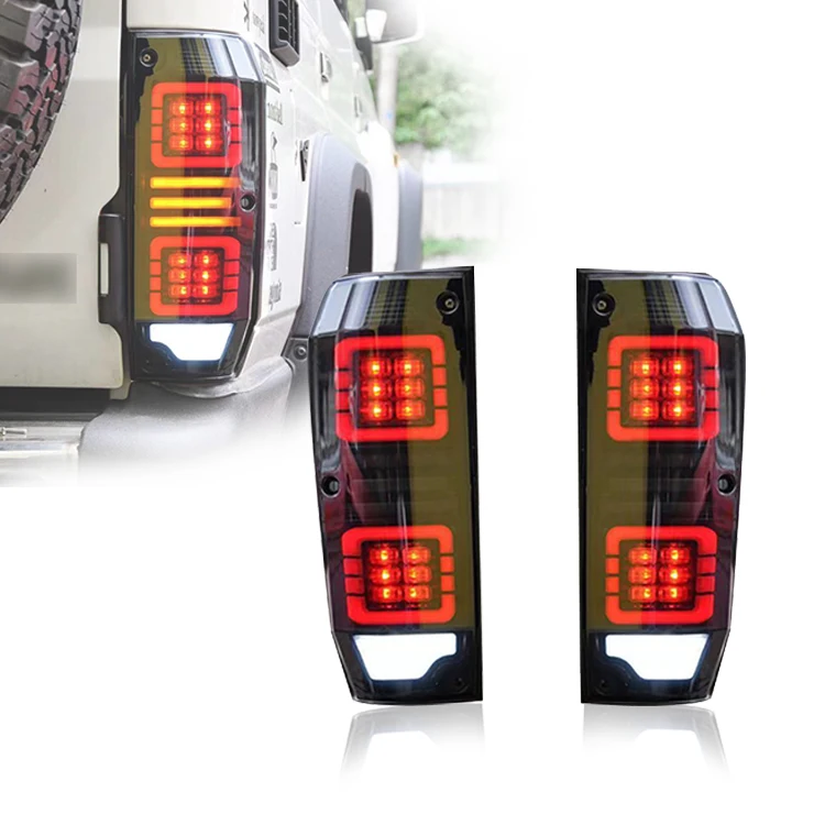 

Motion Car Modified Led Tail Lamp Lights for Land Cruiser LC76 LC79 LC70 1984 - 2020 Taillight Assembly