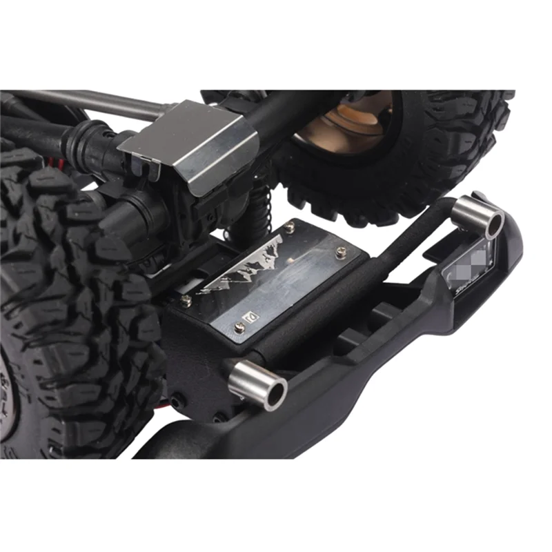 Garganta traseira do tubo de escape de metal para Traxxas TRX4M Bronco Defender 1/18 RC Crawler Car Upgrade Parts