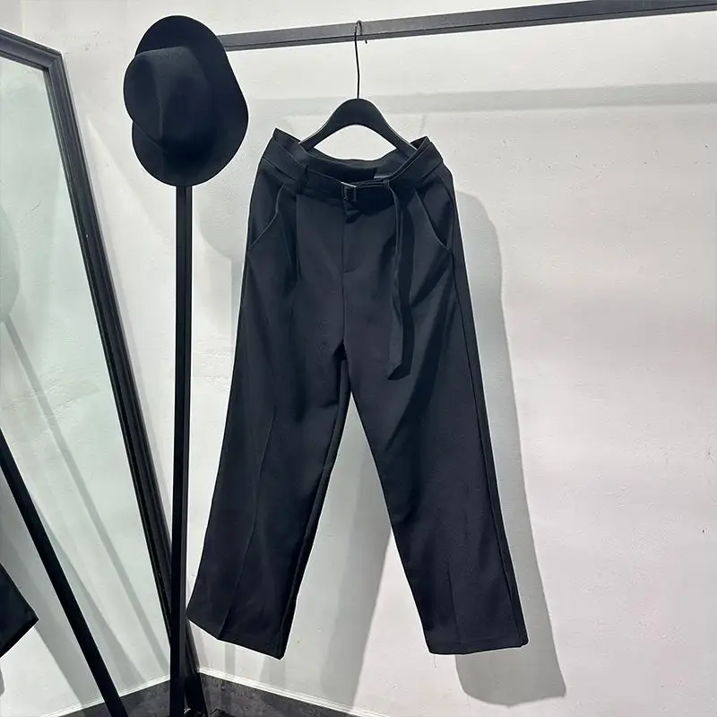 

Yupi Personality Designer Catwalk Straight-Leg Pants Men's Loose Casual Trousers Trendy Fashion Bloomers