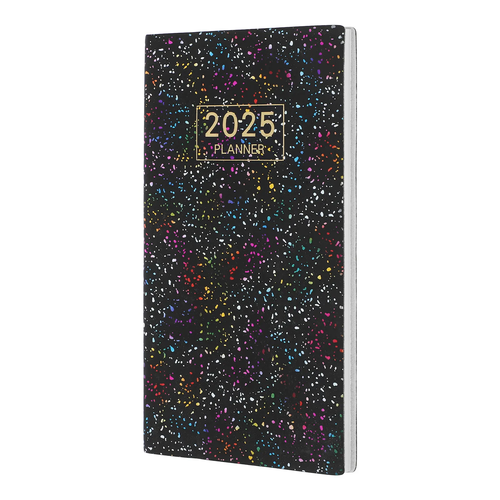 2025 Planner Holographic Starlight A6 Slim Hardcover Weekly Appointment Diary Student Office Home Notebook Compact Planner 2025