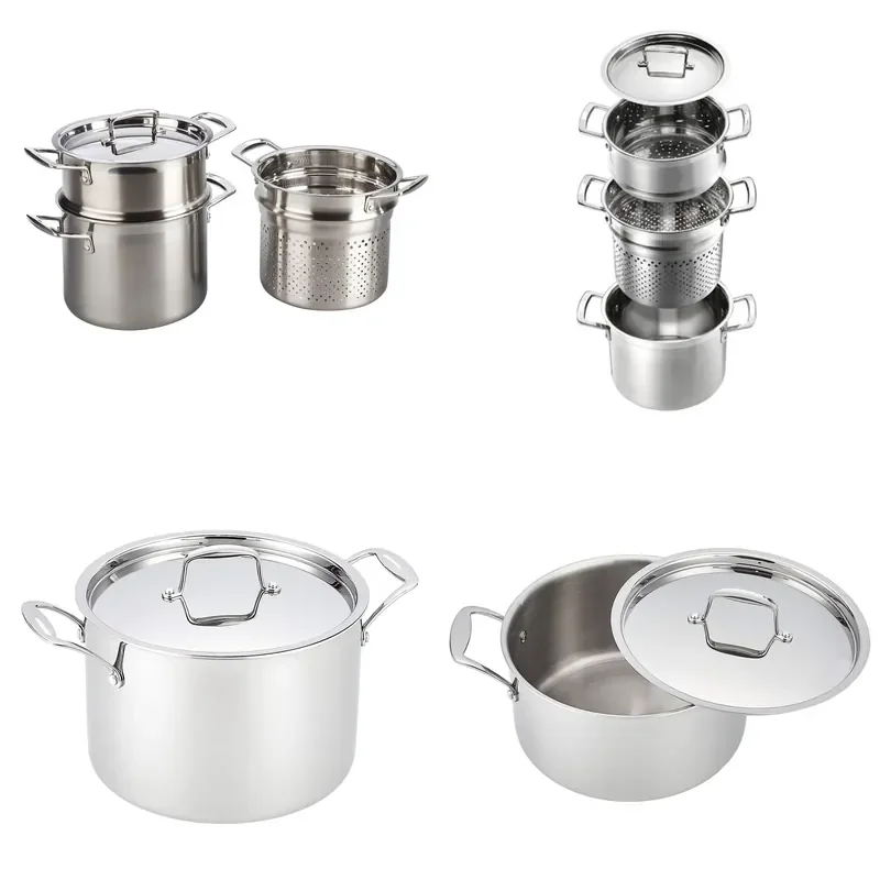 for Binaural Stainless Steel Cooking Pot Saucepan with Lid high-quality, high-quality materials