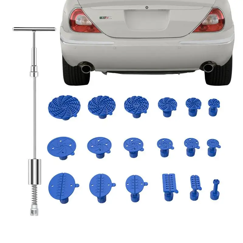 

Dent Puller Kit Auto Dent Repair Puller Kit Automotive Dent Repair Removal Tools T-bar Dent Puller With 18 Heads Dent Puller