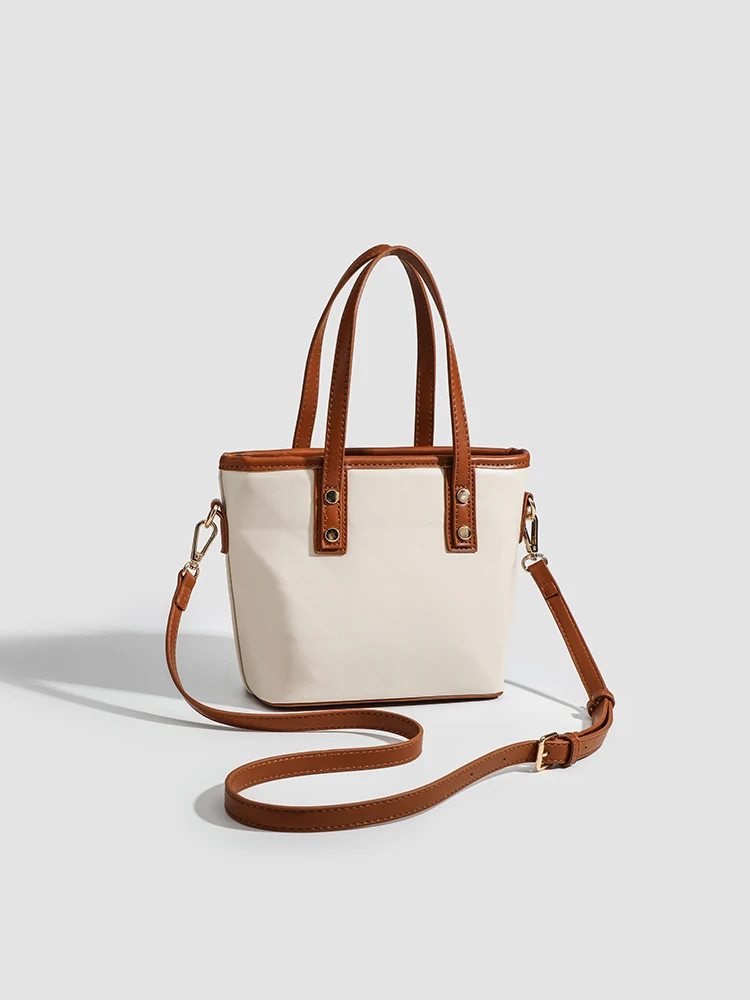 2025 New Design Solid Top-Handle Bags Pu Women's Bags High Quality Zipper Handbags Sewing Thread Casual Tote High Capacity Bolsa image 4