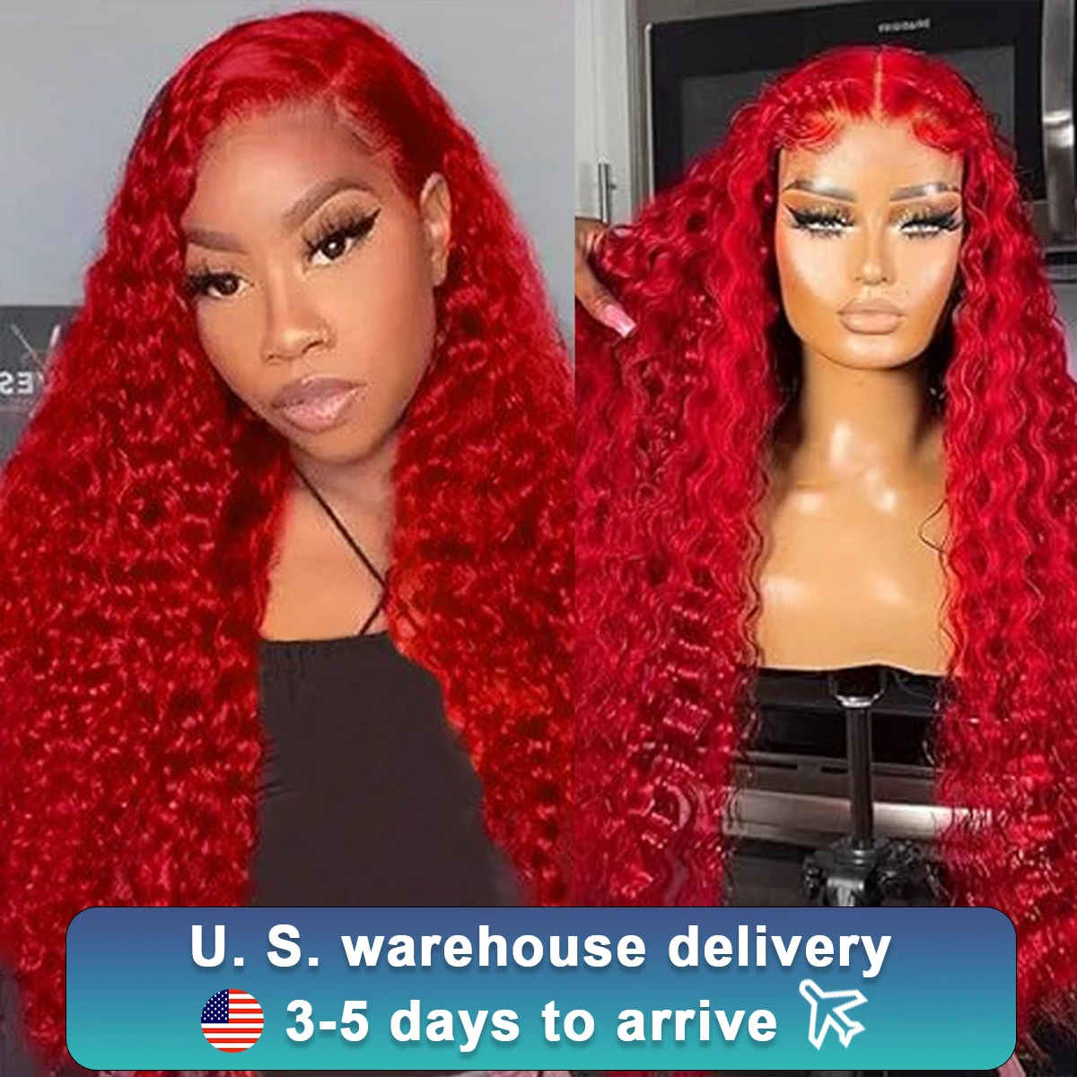 

13x6 Hd Lace Frontal Wig Red Wig 13x4 Lace Human Hair Wigs Deep Wave Brazilian Hair Curly Human Hair Wigs For Black Women
