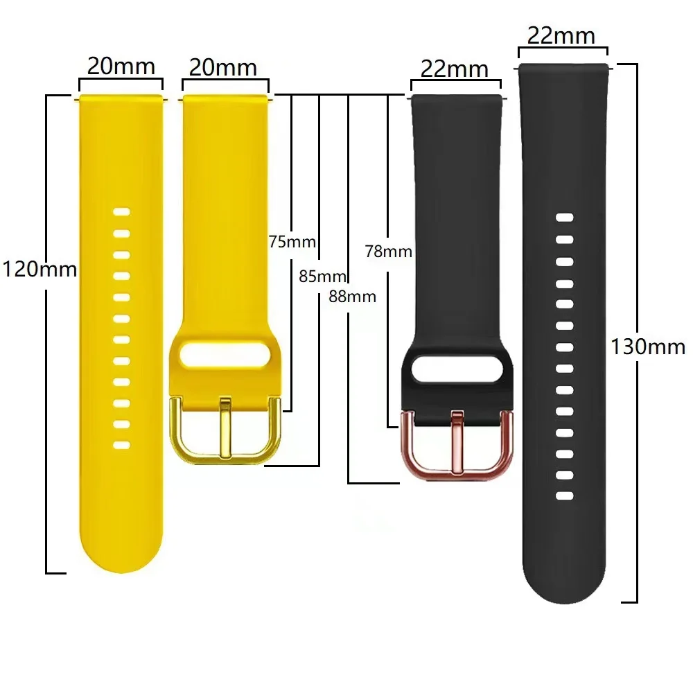 20mm Sport Band For Huawei Watch GT 3 42mm Silicone Sport Strap For Huawei GT 2/GT 3 Pro 43mm/Honor Magic 2 Woman Smart Bracelet