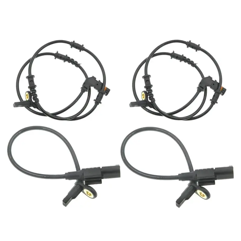 For MERCEDES BENZ W164 W251 GL320 GL350 GL450 GL550 ML320 ML350 4Pcs New ABS Wheel Speed Sensors 1645400917 1645400717-A61E