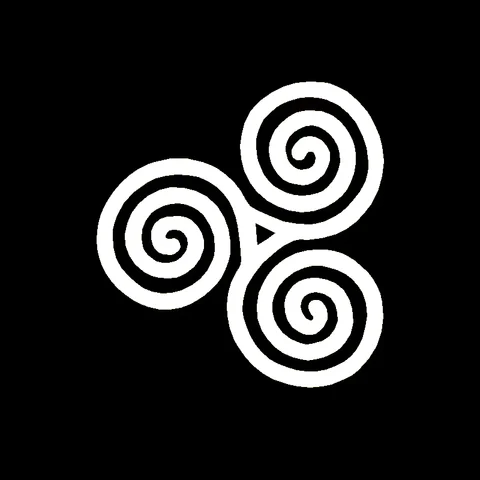 Тройная спиральная Виниловая наклейка для автомобиля Triskele языческий Wiccan новый век кельтский искусство Виниловая наклейка для автомобиля окно/бампер Декор