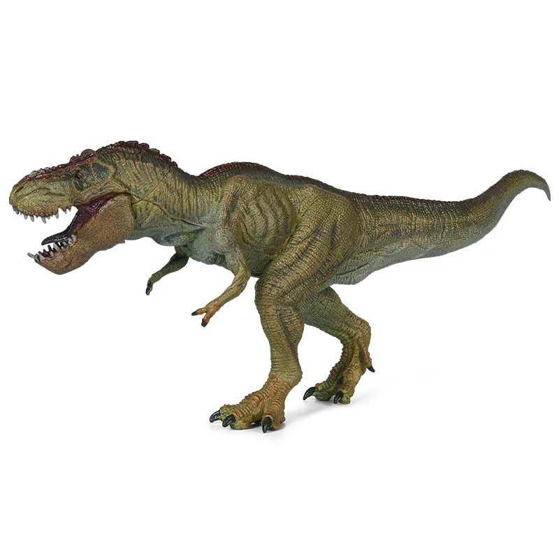 

Игрушка-динозавр T- Rex, большая ходячая Модель T- Rex Юрского периода, твердая модель животного, украшение