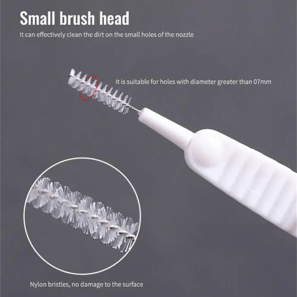 Многофункциональная щетка для чистки, удобная практичная маленькая щетка для защиты от засоров, эффективные надежные инструменты для чистки насадок, экономит время