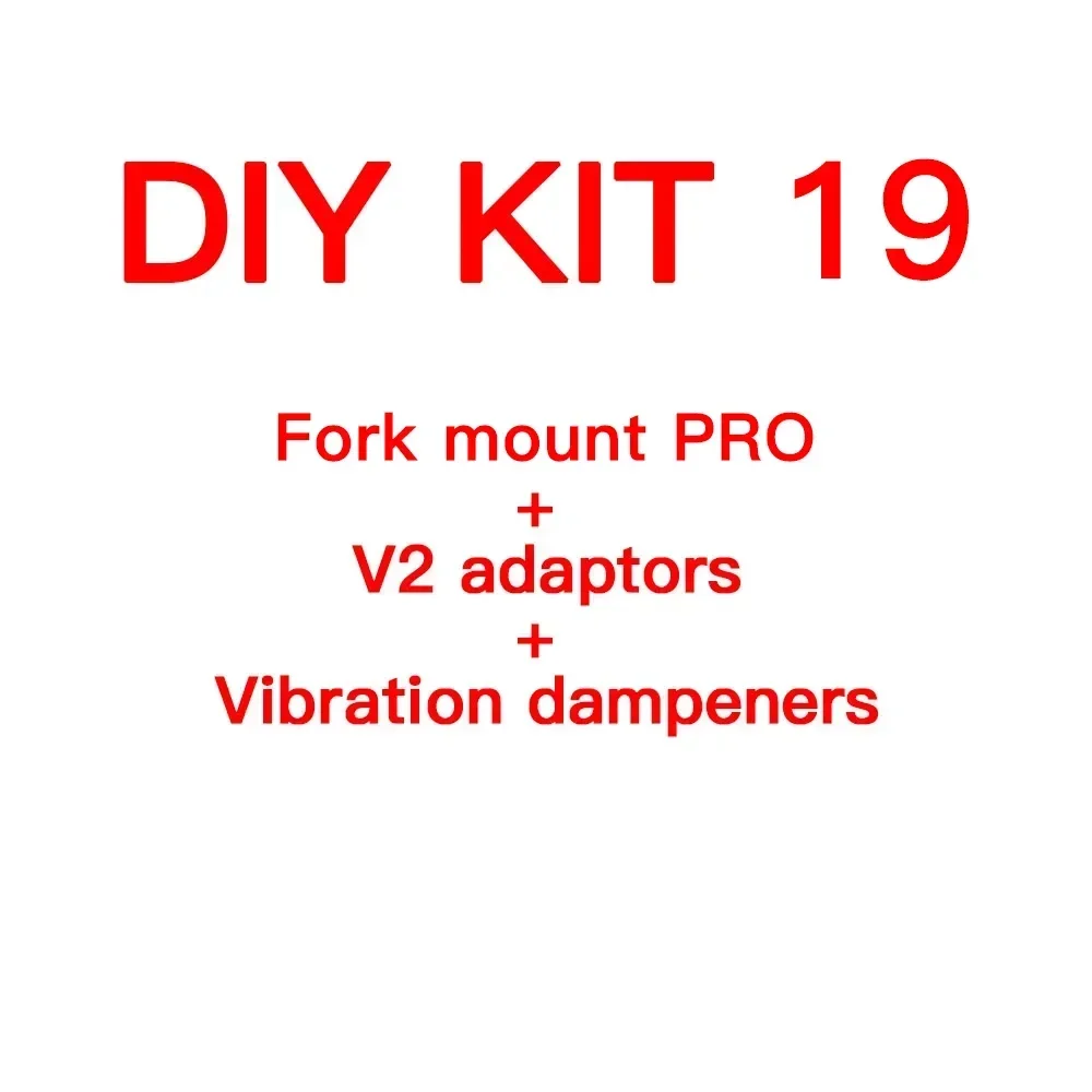 Aangepaste fietsvork stuurpen motorfiets telefoonhouder stuurhouder dempers rem koppeling v2 adapter autohouder - afbeelding 1