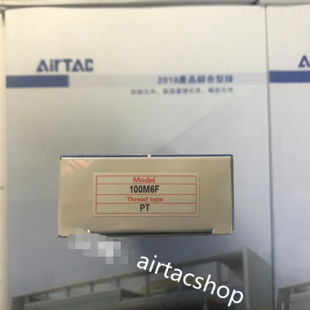 1PCS New AirTAC 100M-6F 100M6F Solenoid Valve Base