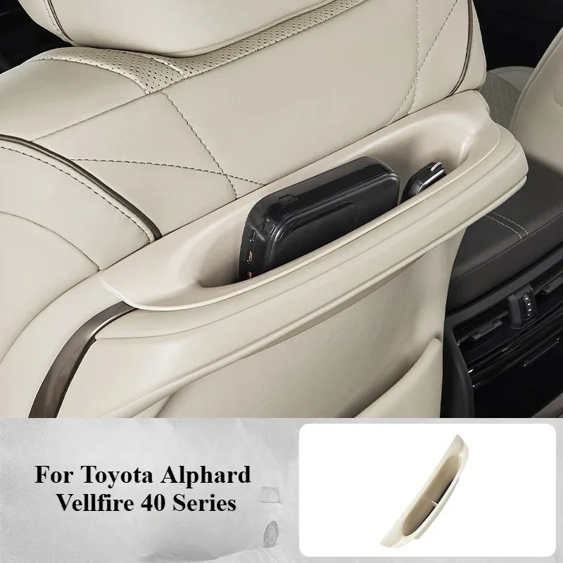 

Для Toyota Alphard Vellfire 40 Series 2024 2025 автомобильное переднее сиденье задний ящик для хранения ABS ручка сиденья органайзер аксессуар для салона автомобиля