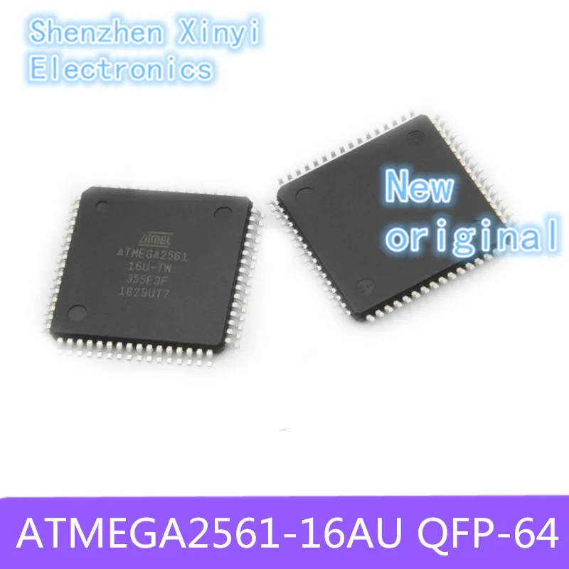 

Brand new and original ATMEGA2561 ATMEGA2561-16AU ATMEGA2561-16AUR ATMEGA256116U-T QFP-64 Embedded 8-bit microcontroller MCU