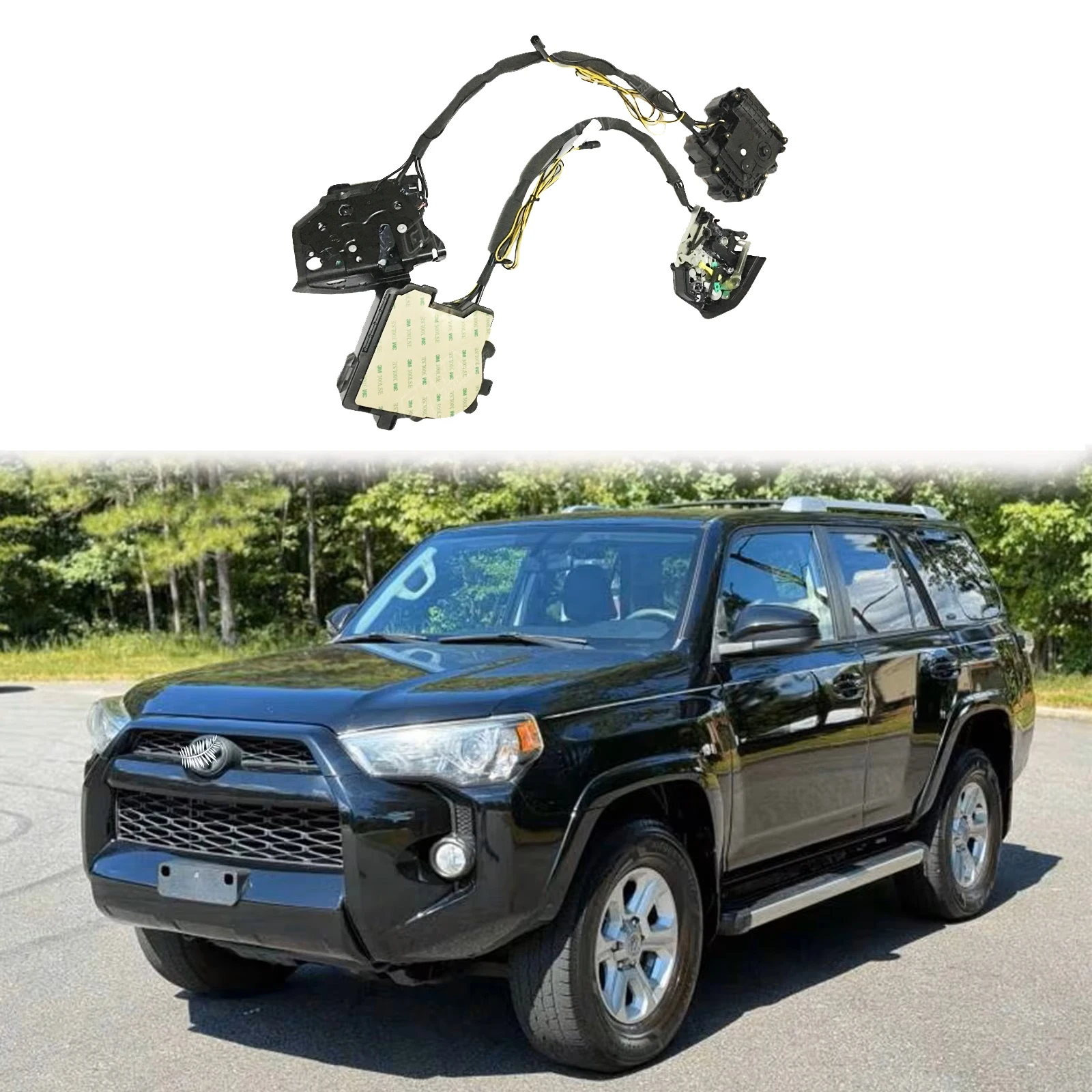 

Для Toyota 4Runn 2009 2010-2016 автомобильная мягкая закрывающаяся дверная защелка, привод замка, автоматическое электрическое поглощение, всасывание, бесшумный доводчик