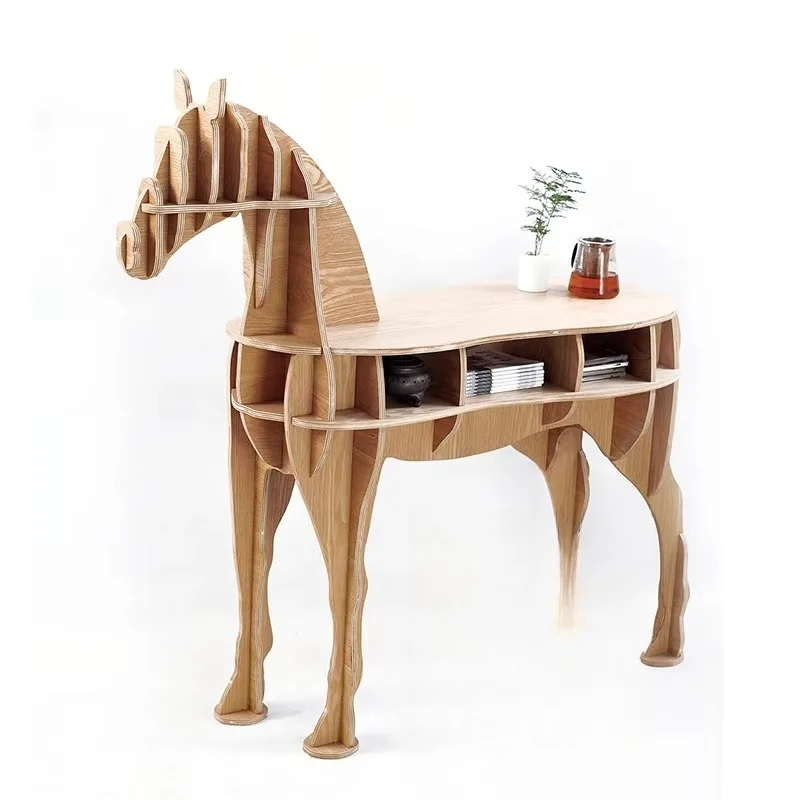 Creative Wooden Horse Tea Coff - огляд і ціна Coffee Tea Library