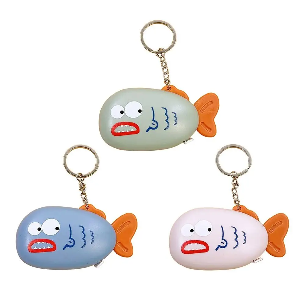 

2M Length 2M Tape Measure Fish Shape Soft Leather Soft Leather Ruler One Click Rebound Clothing Tailor Ruler Craft Projects