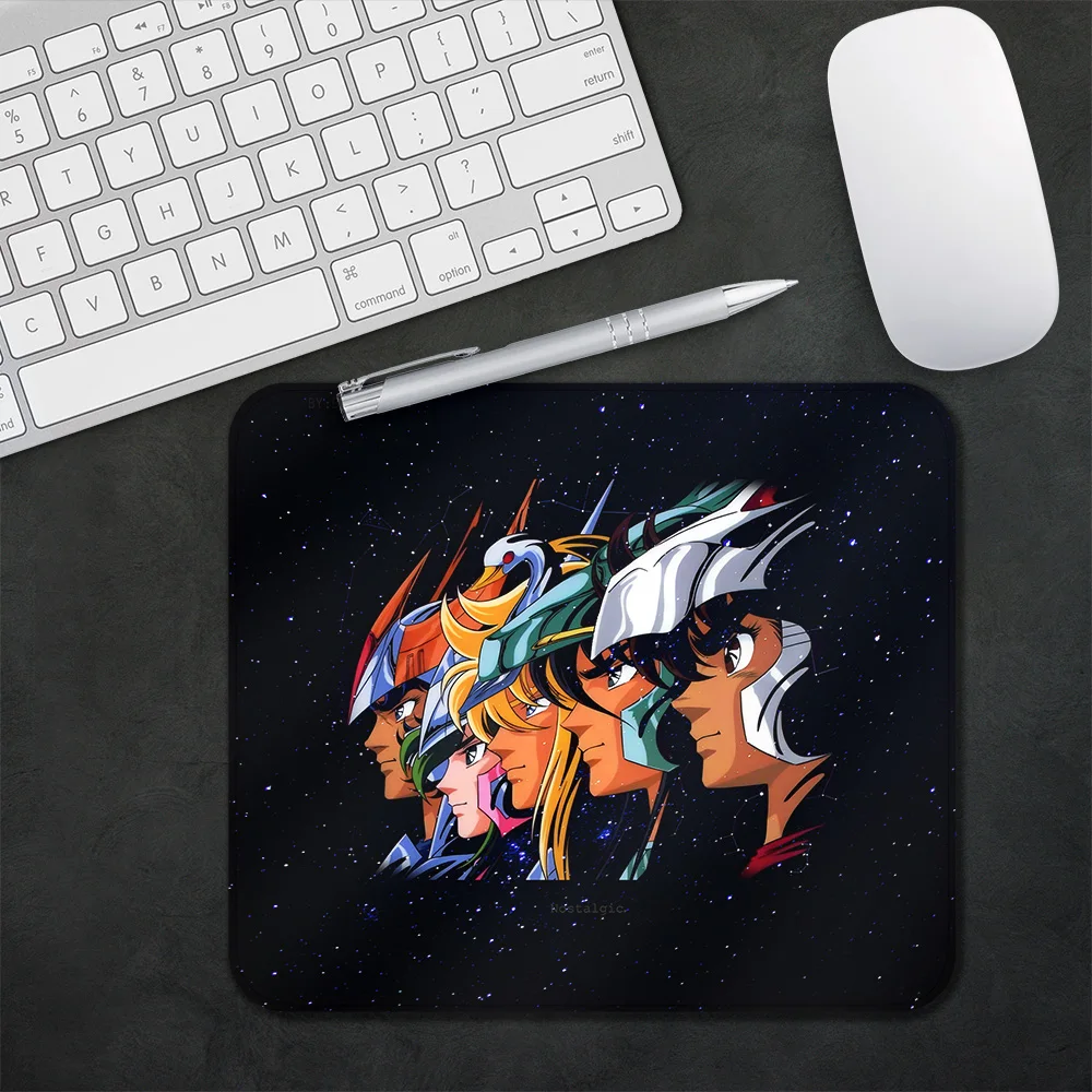 Saint Seiya Hyoga Shiryus Gaming Mouse Pad XS Small Mousepad For PC Gamer Desktop Decoration Office Mouse Mat Deskmat Rug