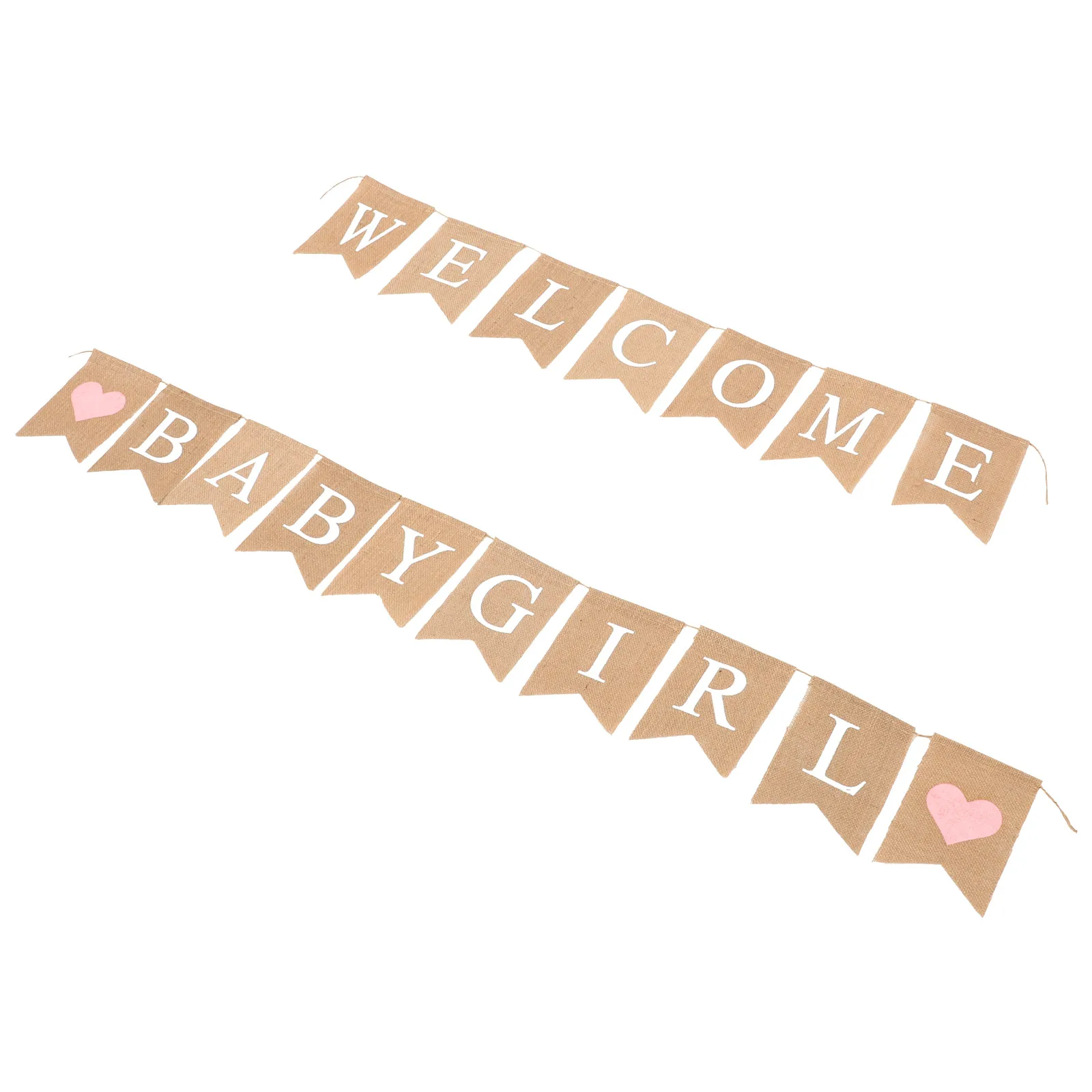 

Swallowtail Bunting Linen Party Decoration Bunting Banner Flags Wedding Baby Shower Reusable Long Lasting Color