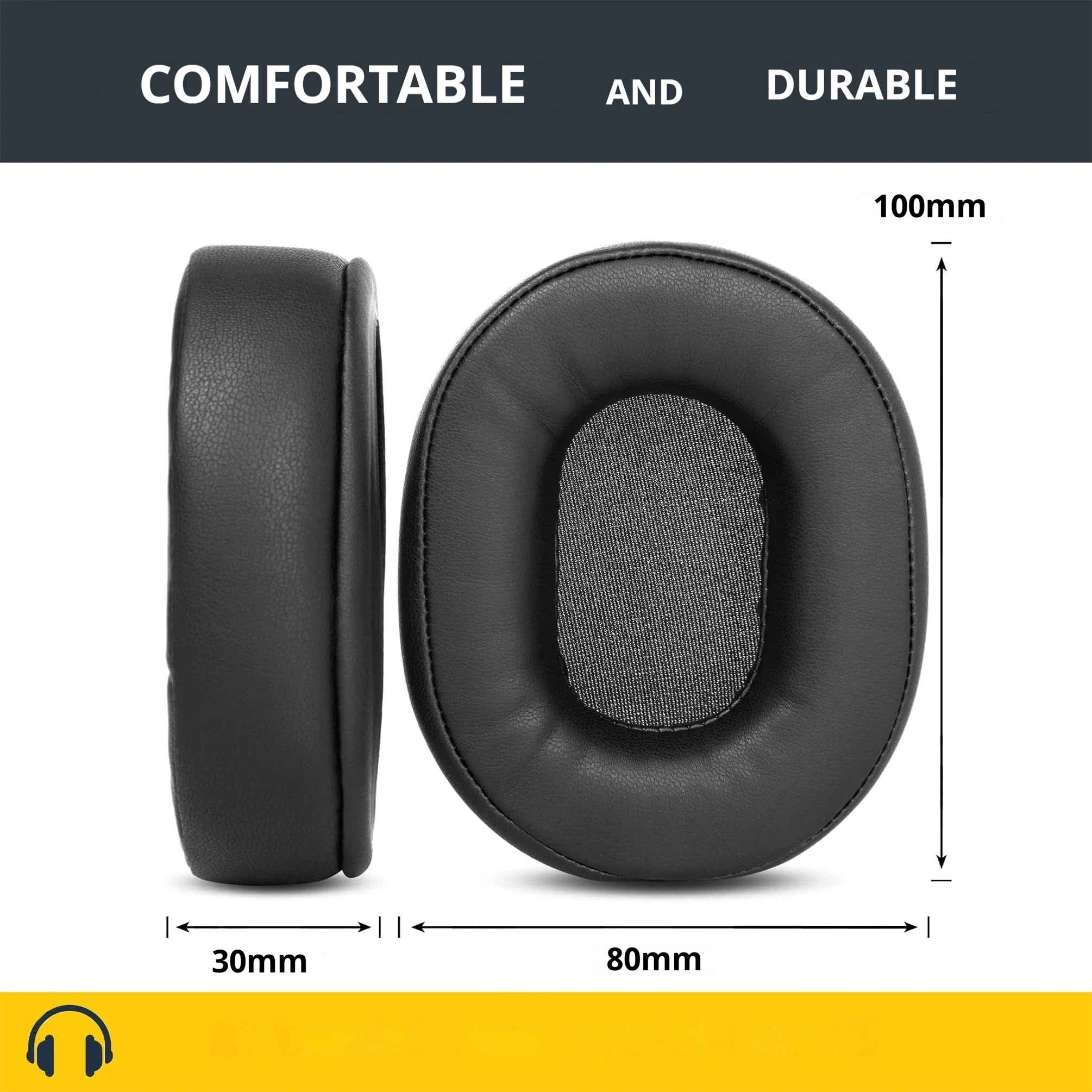 Professional Earpads Cushion Replacement Compatible with David Clark H10-13.4 H10-20 H10-30 H10-40 H10-13S Headphones