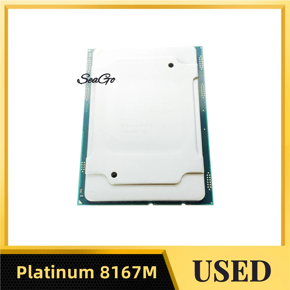 

Xeon Platinum 8167M 26 Cores 52 Threads 2.0GHz 35.75MB 165W LGA3647 for C621 server motherboard 8167M