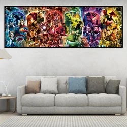 Marvel Movie All Heroes Avengers Alliance Canvas Wall Art Posters Modern Home Decor Room Painting Print Mural Living Room