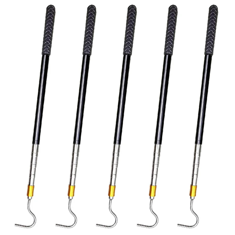 

【Lowest-Price!】5Pcs 61Inch Snake Hook Reptile Catcher Stick Pole,Snake Handling Tool Kit For Rattlesnakes Python Copperhead Remo