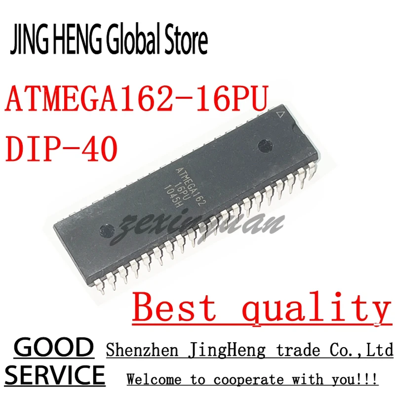 1PCS ATMEGA162-16PU ATMEGA162 16PU DIP-40 Microcontroller Chip
