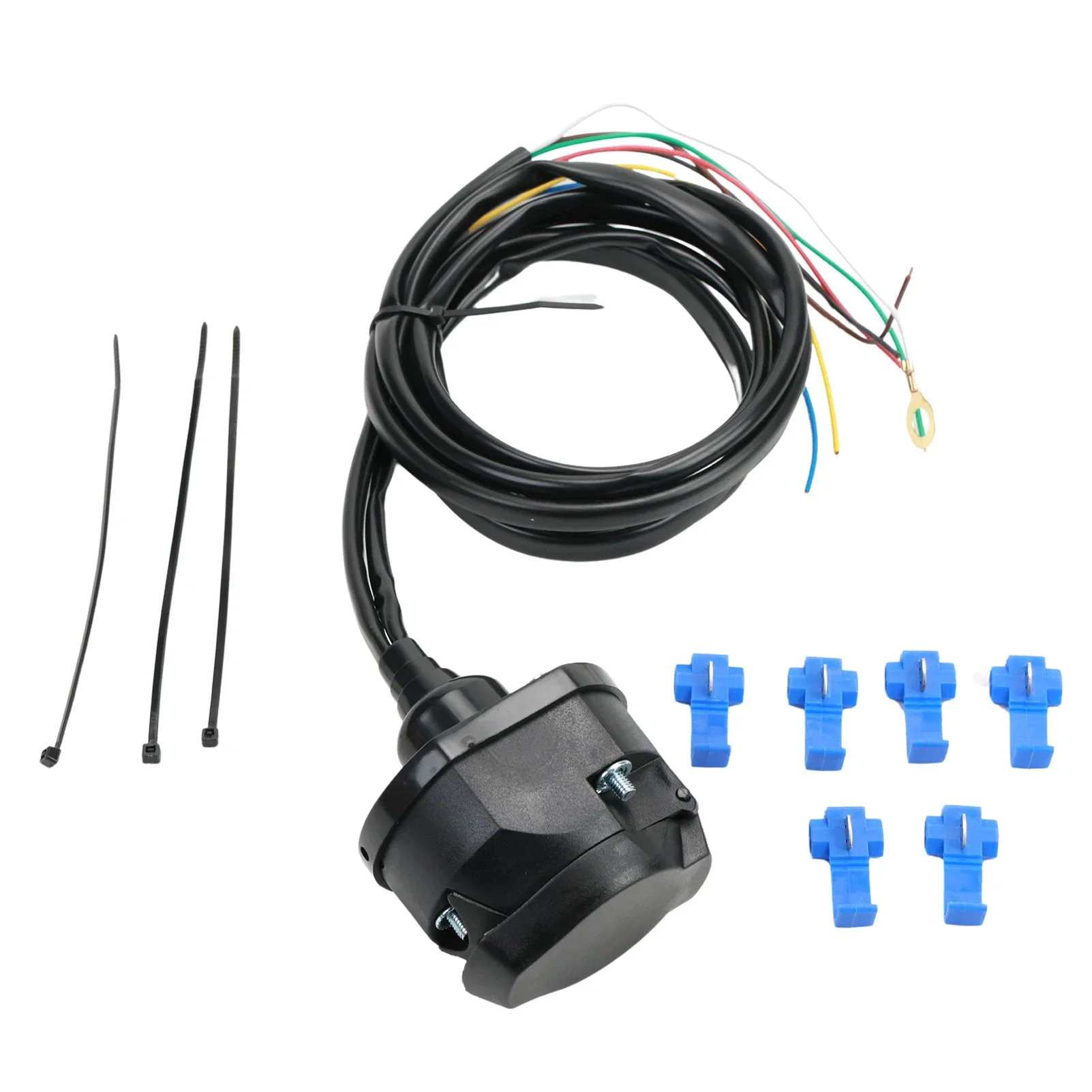 7 Pins Socket 12V Female Trailer Hitch Harness for Trailers and Agricultural Machines