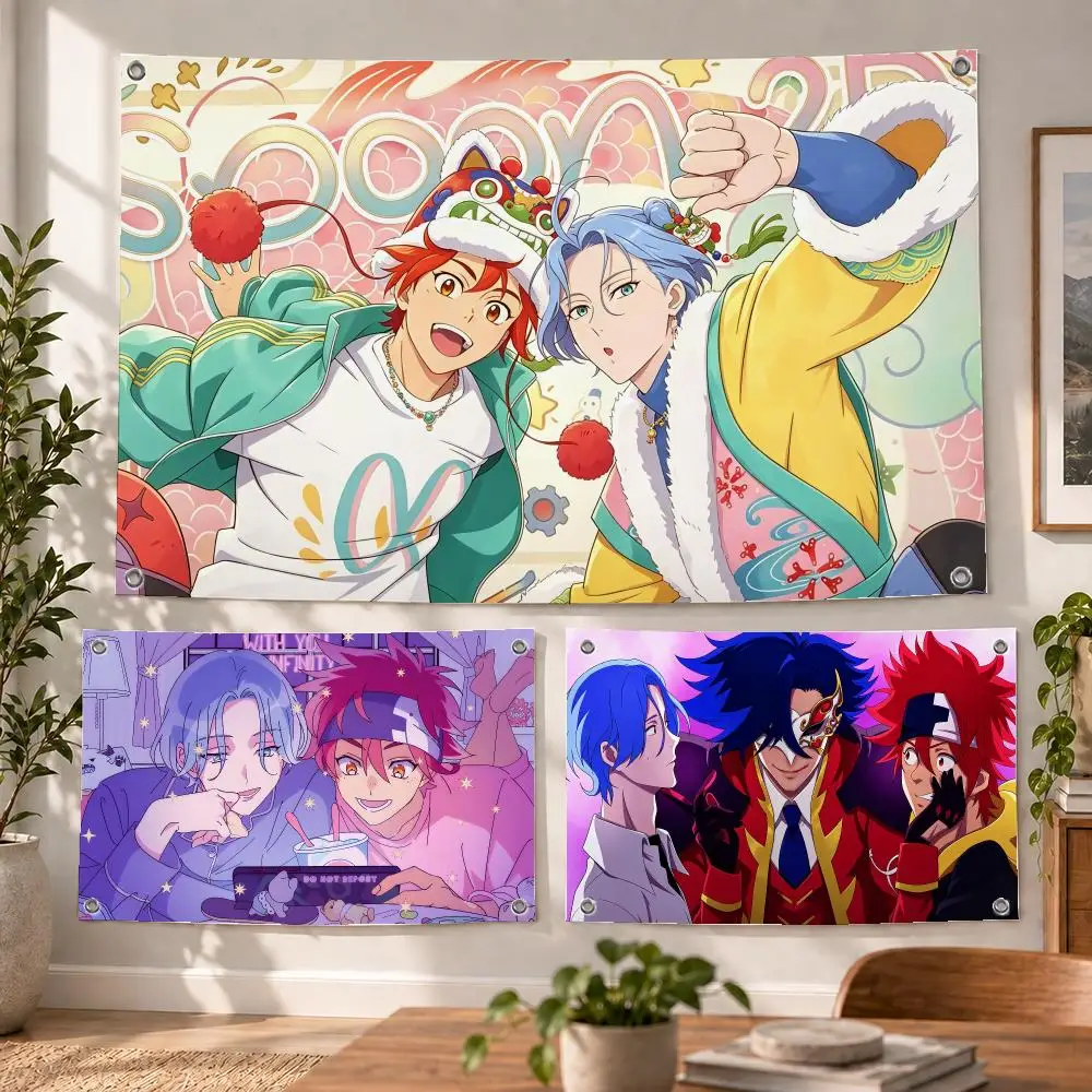 Anime SK8 the Infinity Flags Decorative Flag Banner Indoor Bedroom Dorm Gaming Room Wall Party Club Decor Fan Gift