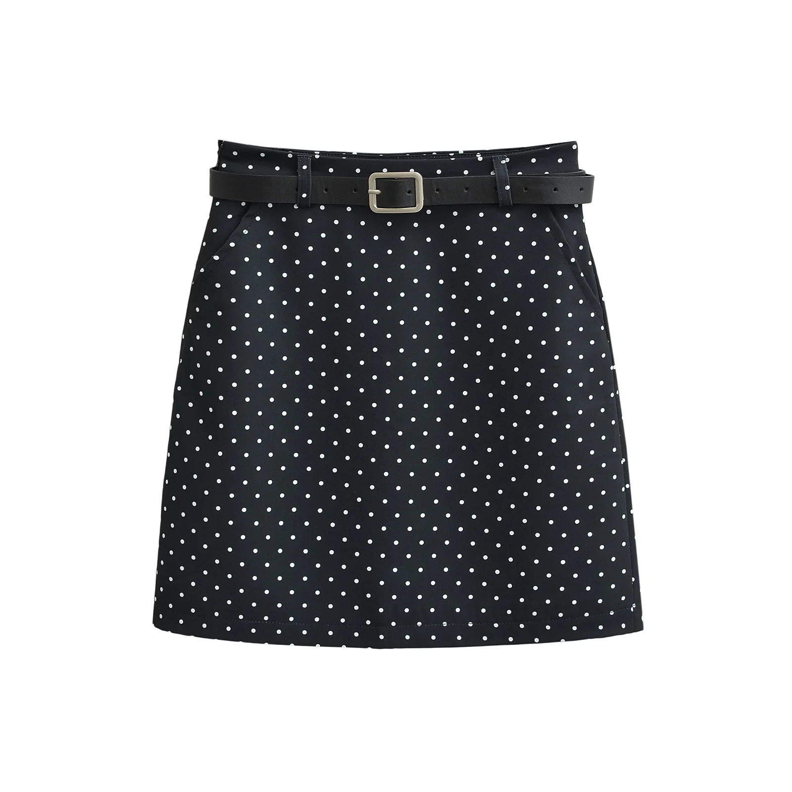 American College Sle Side ket Cinto A-Line Saia Feminina Retro Cintura Alta Emagrecimento Ort Saia