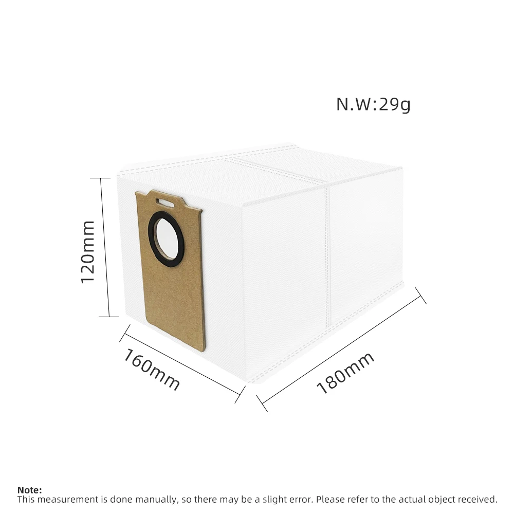 Compatible con Dreame Mova E20 Plus / Trouver E20 Pro Plus / MONSGA MS1 MAX / Proscenic Q8 Max Bolsa para el polvo