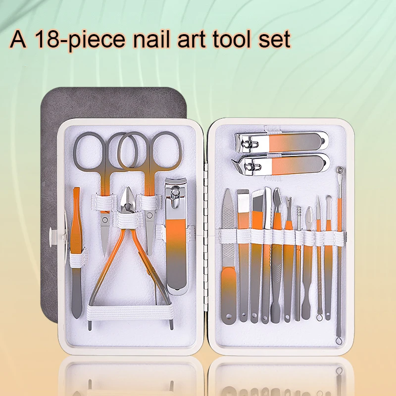 مجموعة مقصات أظافر وأقمشة أظافر جديدة من الفولاذ المقاوم للصدأ مع مستوى مظهر عالي، مقصات أظافر، مجموعة أدوات فنية للأظافر والباديكير