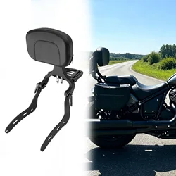 Adjustable Driver Backrest Sissy Bar For Indian Chief Bobber Dark Horse Super Chief Limited Vintage 22-Later Passenger Sissybar