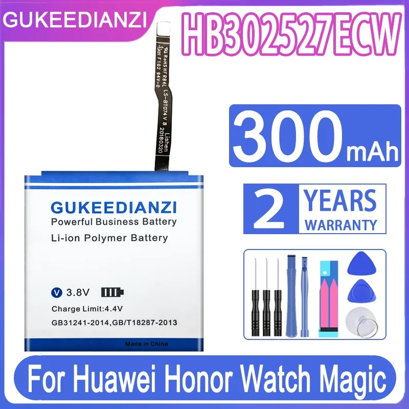 

Battery HB302527ECW for Huawei Honor Watch Magic GT 300mAh Watch Battery Replacement Batteria + Free Tools