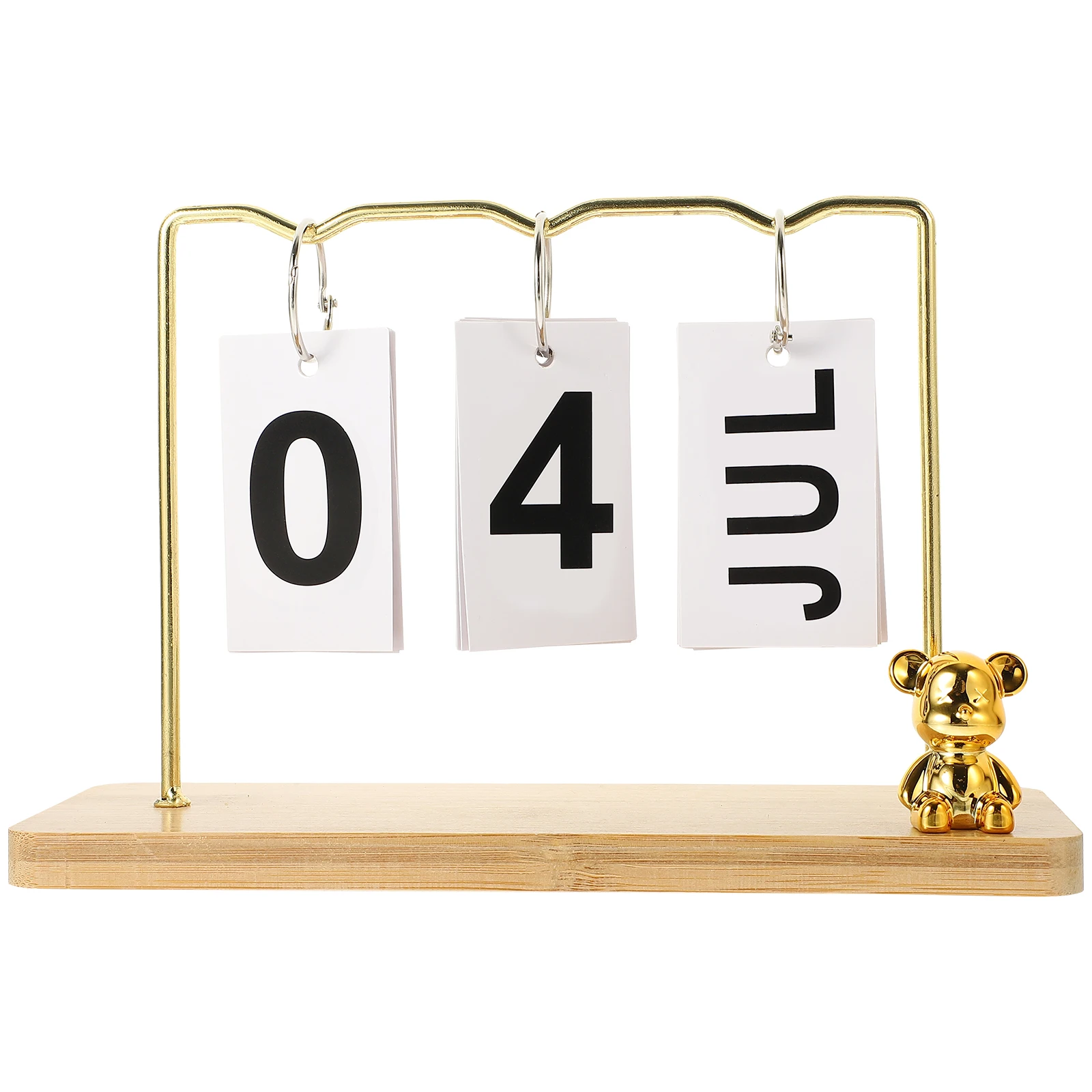 

Ornaments Desk Calendar Office Decorate Paper Decoration Perpetual Flip for Desktop