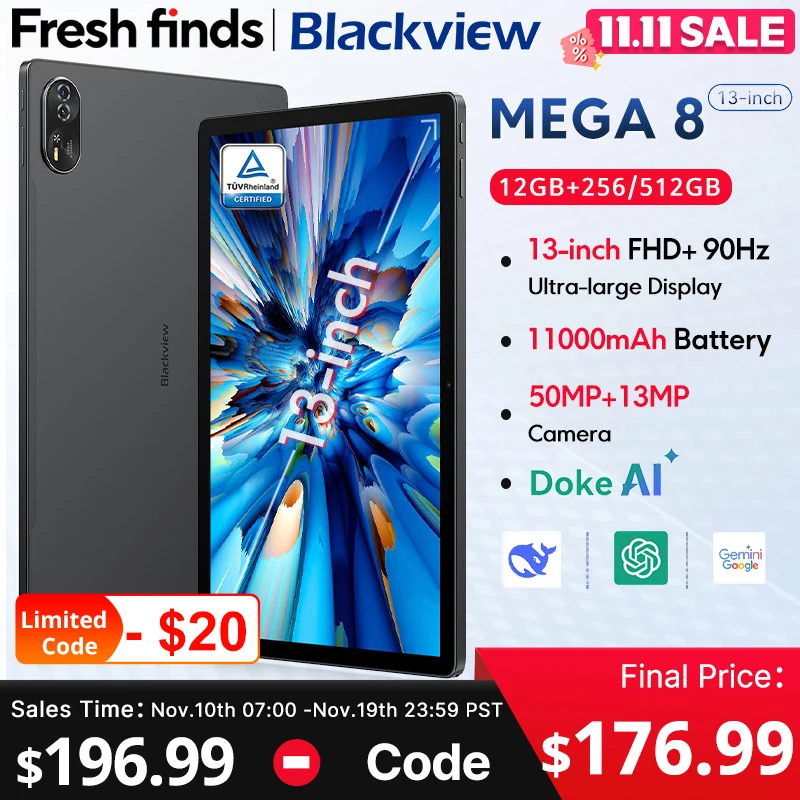 Рисунок 1 - Blackview MEGA 8 Планшет 13-дюймовый